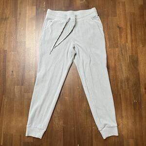 Marc New York Andrew Marc Pants Mens Medium Gray Waffle Knit Joggers Cuffed